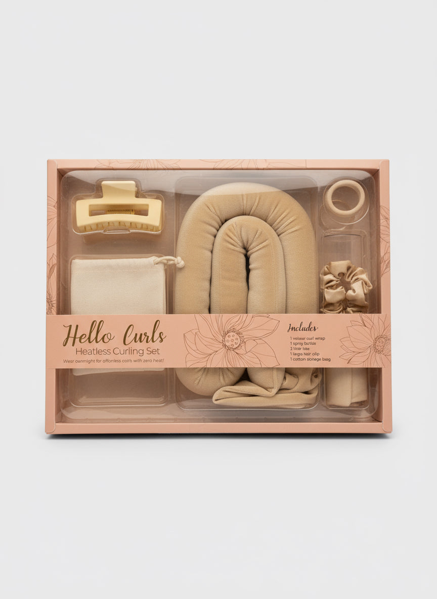 Heatless Curling Set – Wake Up to Effortless Waves